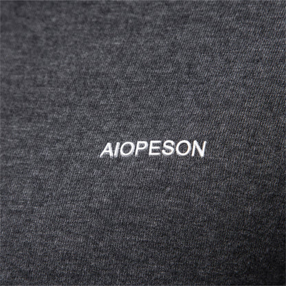 MAOXIANGSHOP 2025 Cross-border new popular autumn texture men's top casual men's bottoming shirt 2025 skin-friendly and breathable wholesale