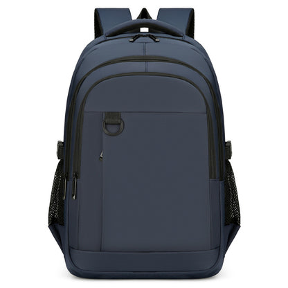 2025 Large Capacity Backpack Men's College Students Junior High School Students School Bag Business Computer Backpack Casual Light Travel Bag
