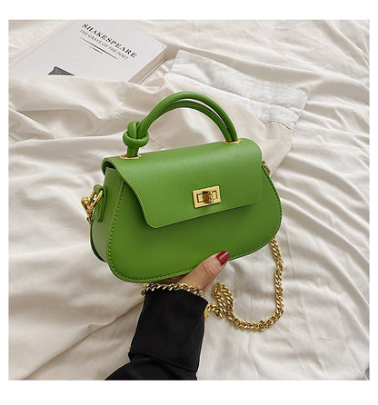 MAOXIANGSHOP 2025 High sense fashion portable small square bag women's small bag new Internet celebrity popular chain bag shoulder messenger bag