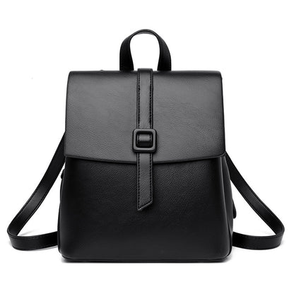 2025 Backpack New Fashion Large Capacity Travel Backpack Premium Casual Women's Bag Soft Leather Commuter Women's Backpack