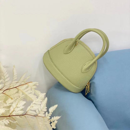 2025 Shell bag women's  summer new red wedding bag bridal bag shoulder crossbody handbag genuine leather women's bag