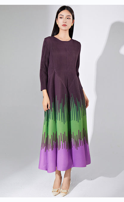 2025 Popular trade women's clothing source foundry to change the style, change the size, custom pleated dress, loose skirt dress