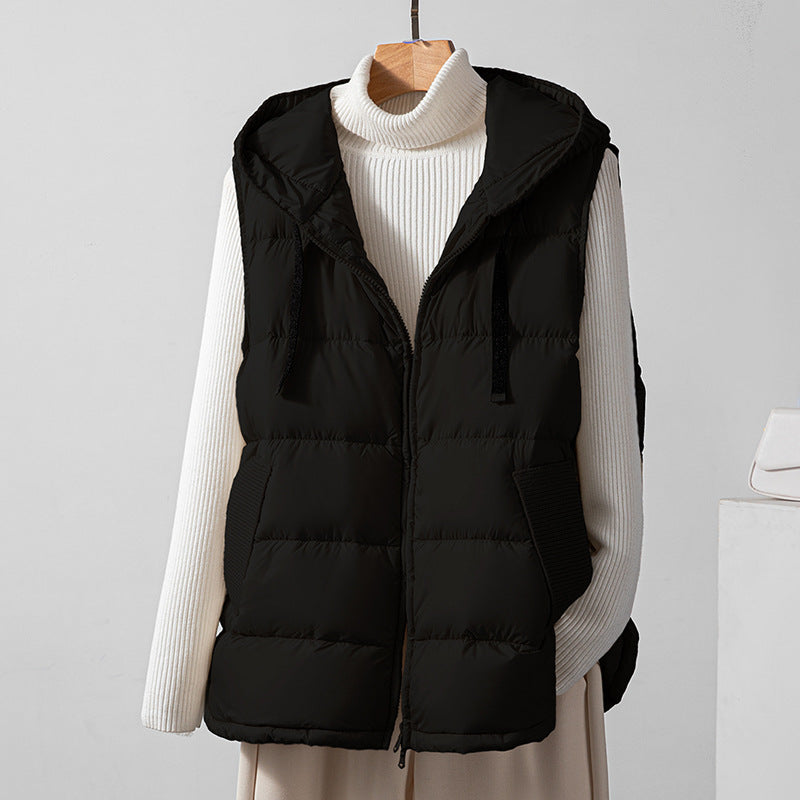 maoxiangshop-shop 2024 fall fashion trends Lightweight down Vest Women's Autumn and Winter Thin Outer Wear Korean Style Slimming White Duck down Sleeveless down Jacket Vest