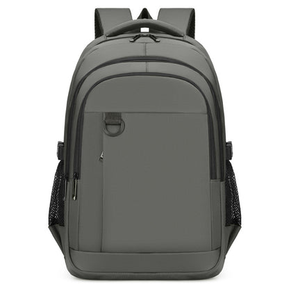 2025 Large Capacity Backpack Men's College Students Junior High School Students School Bag Business Computer Backpack Casual Light Travel Bag
