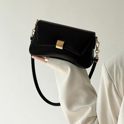 MAOXIANGSHOP 2025 Retro small square bag 2025 niche design sense new women's bag summer medieval lock underarm bag messenger bag women's bag