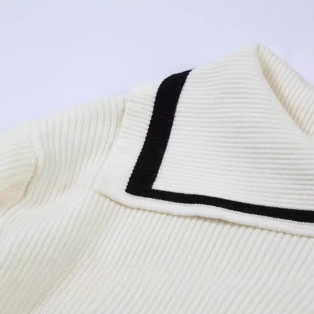 maoxiangshop pirates vs sailors drees to impress Prohibited Sweater Coat Winter Thickened Navy Collar Fashionable Sweater