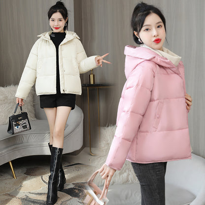 Hot trade cotton-padded clothes women's short winter New new Korean version student bread clothes cotton-padded jackets loose and thickened cotton-padded jackets