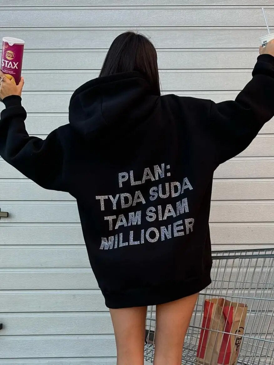maoxiangshopY2K Hoodies Tops Streetswear 2023 Women Fall Clothes Sexy T Shirts Casual Blouses Fashion Sweatshirts Hooded Baggy Tops