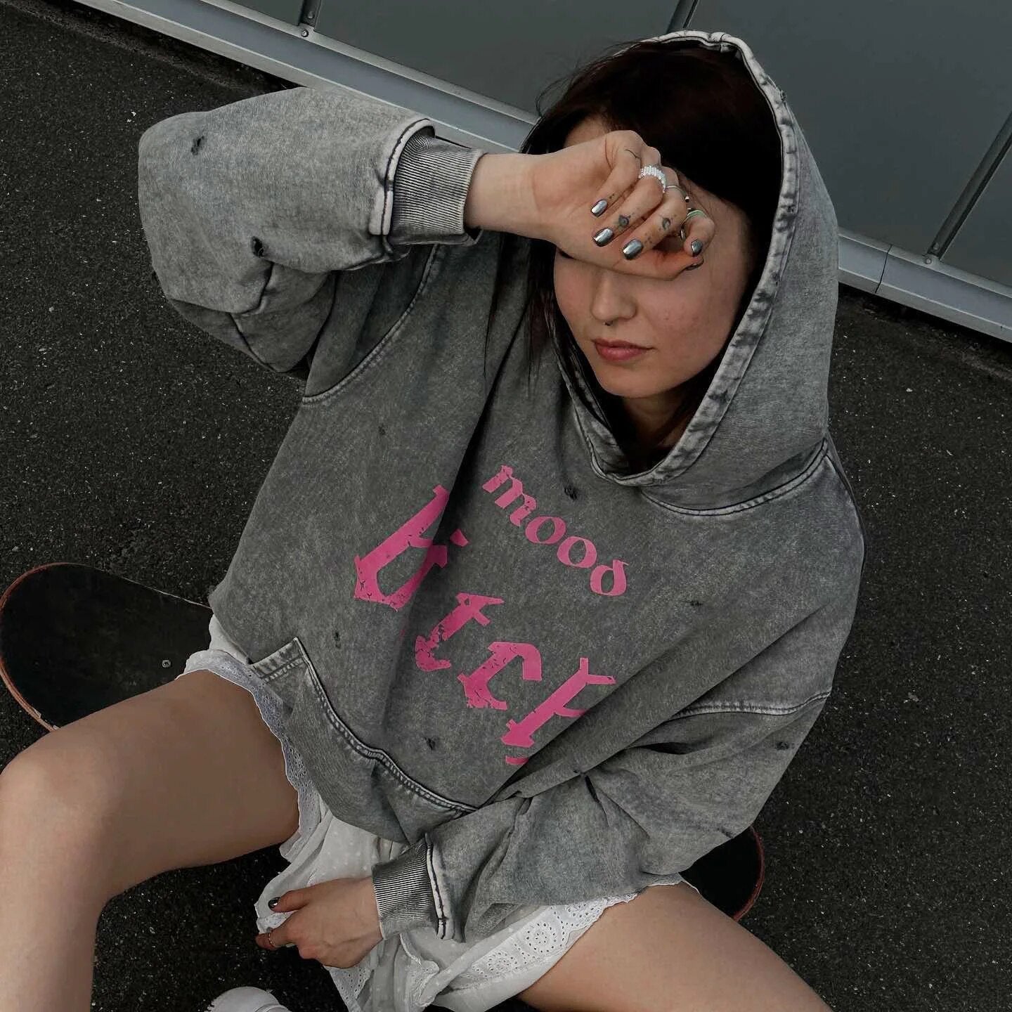 maoxiangshopY2K Hoodies Tops Streetswear 2023 Women Fall Clothes Sexy T Shirts Casual Blouses Fashion Sweatshirts Hooded Baggy Tops