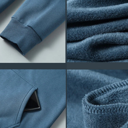 maoxiangshop Plus Size 10XL 12XL Hoodie Men Autumn Winter Fleece Hoodies Solid Color Jacket Hoodies Big Size 12XL Blue Black Red Grey