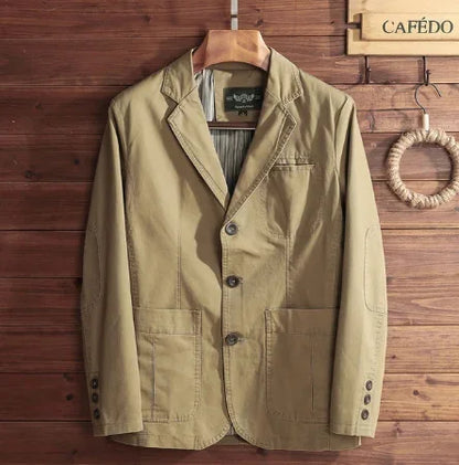 maoxiangshop Four Seasons New Men's Trend Fashion All-in-one Handsome Jacket Man Loose Coat Male Casual Wear Small Suit Jacket Top