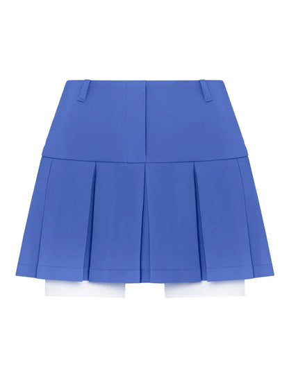 maoxiangshop -  New Mini Skirt For Women Cute High Waist Fashion Y2K Skirts Set Casual Streetwear Womens Bottom Black Pleated Skirts
