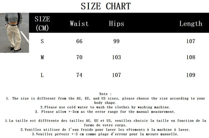 maoxiangshop  -  Khaki Classic Wide Leg Pant Women High Waist Pocket Loose Simple Trouser 2024 Autumn Winter Streetwear Fashion Casual Pants New