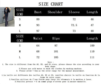maoxiangshop  -  Color Contrast Sport Pants Sets Autumn New Long Sleeve Zipper Cropped Jacket+Elastic Waist Trouser Streetwear Casual 2 Piece Set