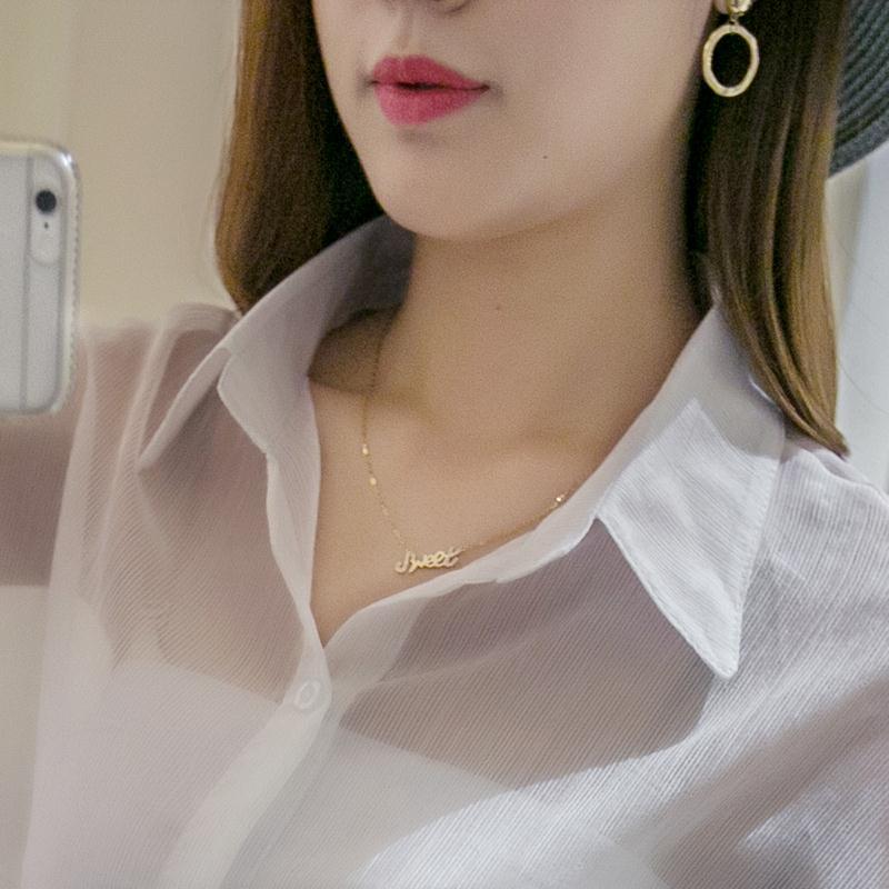 maoxiangshop Spring Chiffon Transparent Shirt Women's Long Sleeve See-through Blusas Ropa De Mujer Summer Sun-proof Zipper Coats Jacket