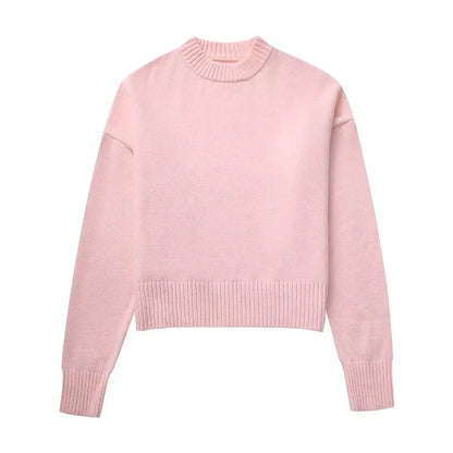 maoxiangshop  -  Autumn Warm Sweater Women Pullovers Winter New Korean Women Lazy Elegant Casual Loose Knitted Sweater Female Tops Jumper