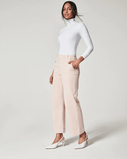 woman chic and elegant woman dress pants women's classic pants Straight Trousers baggy pants Oversize Women New wide leg pants