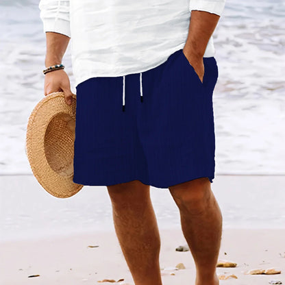 maoxiangshop Fashion Summer Mens Stripe Shorts Men Beach Short New Wild Leisure Loose Solid Cargo Shorts for Men Sweatshorts