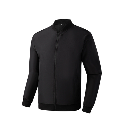 maoxiangshop 2024 Spring and Autumn New Baseball Collar Short Loose Solid Color Jacket Men's Business Casual Thin Coat Trend