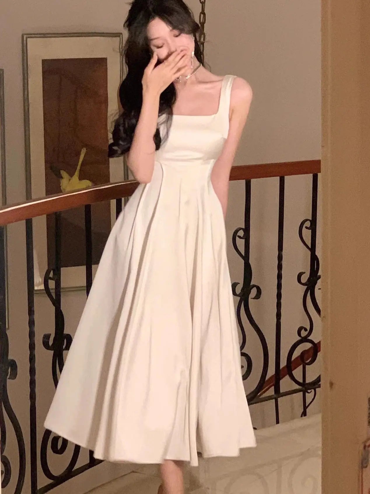 New Summer Women Slim Bodycon Elegant Midi A Line Dress Wedding Evening Prom Birthday Lady Clothes New Robe