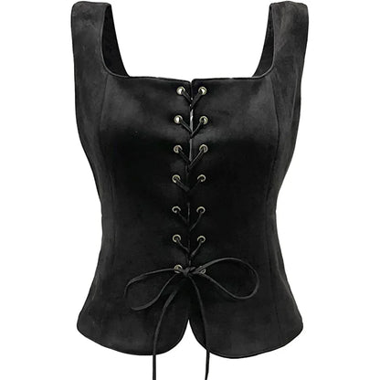 maoxiangshop  -  2024 Medieval Viking Pirate Costume Renaissance Anime Cosplay New Suede Waistcoat Cos Costume Halloween Costumes for Man