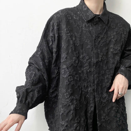 maoxiangshop Shirts Men Japanese Style Loose  Leisure Long Sleeves Chic New All-match Solid Summer High Street Simple Popular College
