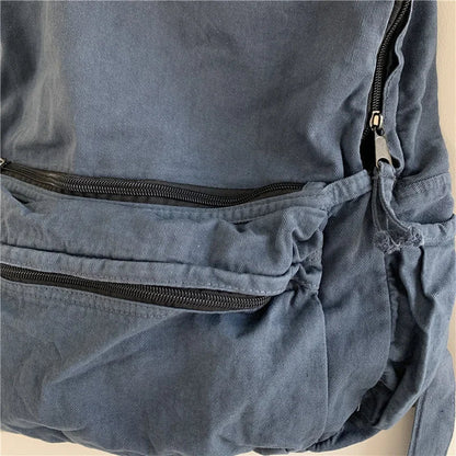 Canvas Backpacks for Women and Men Casual College Students Laptop Backpack Leisure Outdoor Hiking Camping Travel Women Men Bag