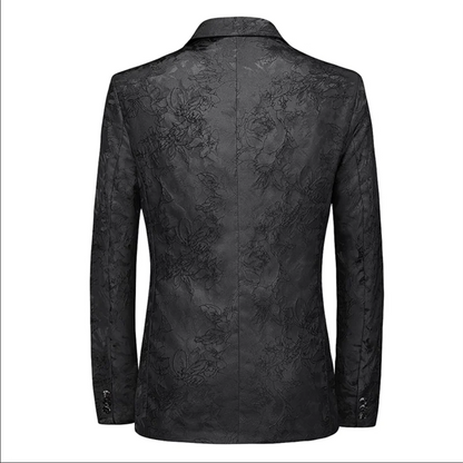 maoxiangshop WELL DRESSED MEN 2024 New Men Business Social Suit Jacket Summer Men's Single breasted Thin Dress Male Jacquard Blazers Coats