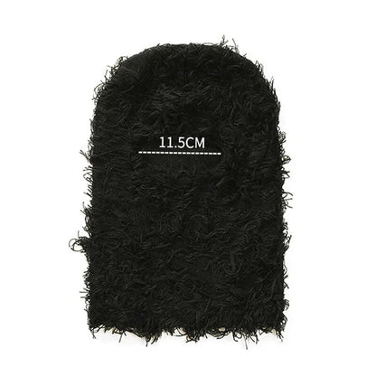 maoxiangshop Balaclava Distressed Knitted Full Face Ski Mask for Men Women Beanies Hats Skullies Camouflage Winter Warm Bonnet Windproof Hats