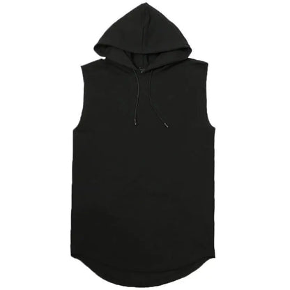 maoxiangshop 2024 Brand New Men's Tank Tops Vest Sleeveless Tees For Male Hooded Man Vests Tops Hip Hop Men Tank Top T shirt