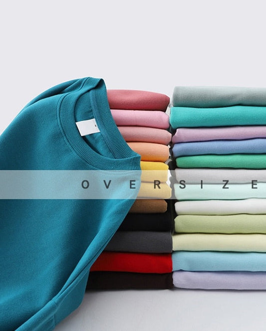 maoxiangshopAutumn Cotton Pullover Sweatshirts Oversize Women O Neck Loose Long Sleeve Top Solid Oversized Green Sweatshirt For Women