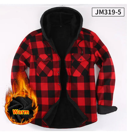 maoxiangshop Fashion Loose Cardigan Jacket Long Sleeve Solid Color Autumn Casual Polo Collar Jackets Men's Casual Coats Outwear