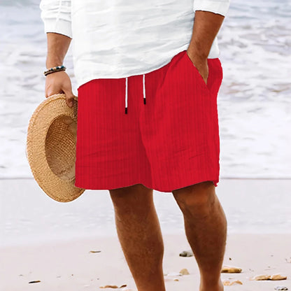 maoxiangshop Fashion Summer Mens Stripe Shorts Men Beach Short New Wild Leisure Loose Solid Cargo Shorts for Men Sweatshorts