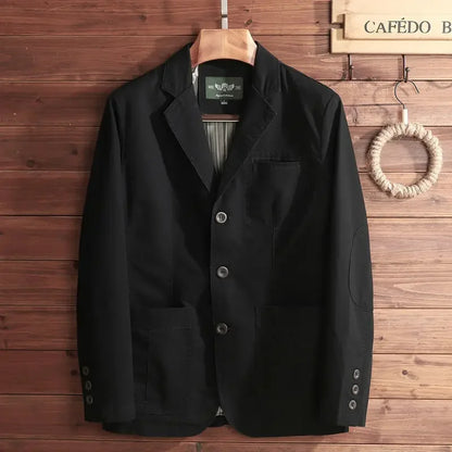 maoxiangshop Four Seasons New Men's Trend Fashion All-in-one Handsome Jacket Man Loose Coat Male Casual Wear Small Suit Jacket Top