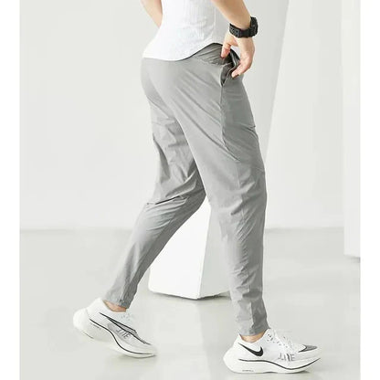 maoxiangshop Running Pants Men Sportswear Elastic Jogging Sweatpants Gym Fitness Tight Trousers Quick Dry Thin Tracksuit Training Sport Pants