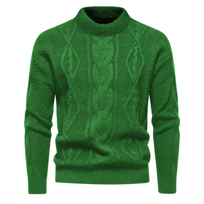 maoxiangshop Autumn and Winter New Sweaters Men's Knitted Sweater Warm Fit High Quality Pullover Sweater Men