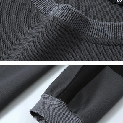 maoxiangshop Streetwear Patchwork Sweatshirt Men Plus Size 10XL 11XL Sweatshirts Spring Autumn Tracksuit Men Big Size 11XL