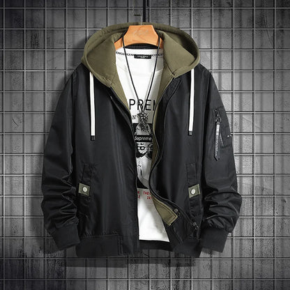maoxiangshop Casual coat men spring autumn new large size cargo jacket