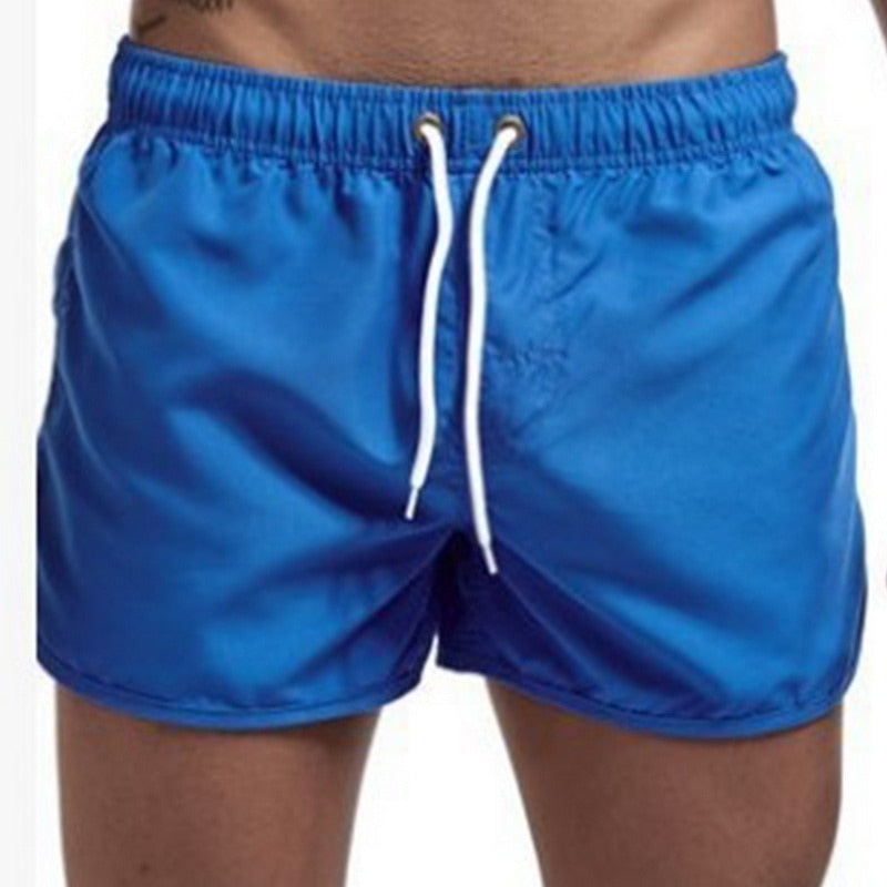 maoxiangshop Beach Shorts Quick Dry Mens Swimwear Board Briefs New Hot Summer Swim Trunks Sport Gym Running Shorts Male Beachwear
