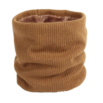 maoxiangshop Winter Scarf For Women Children Baby Warm Cotton Brushed Knit Neck Warmer Circle Ski Climbing Scarf Neck Scarves Men Wholesale