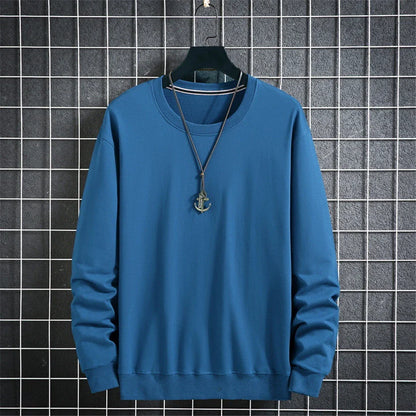 maoxiangshop Solid Color Sweatshirts Men 10XL Plus Size Sweatshirt Spring Autumn Tracksuit Men Solid Pullover Big Size 10XL