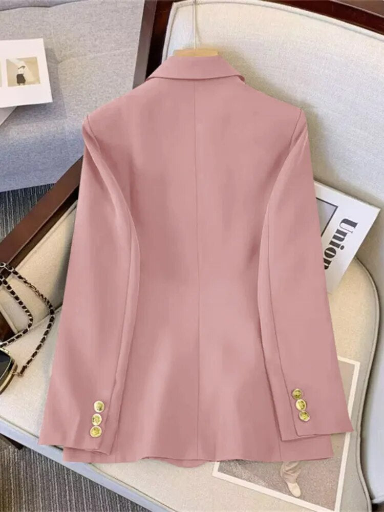 maoxiangshop Spring and Autumn New Slim Fashion,Loose Temperament, High-end Sense Suit, Thin Top, Suit Jacket Woman Blazer Women Jacket Women