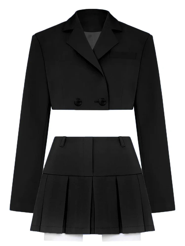 Green New Blazers For Women Cropped Coats Jacket Summer Casual Outfits Fashion Chic Jacket Women's Blazer Suits