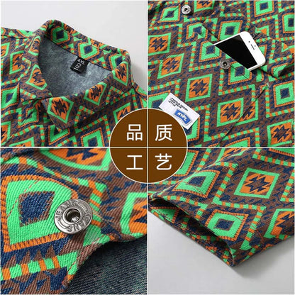 maoxiangshop Vintage Denim Jacket Men Streetwear Cargo Jacket Coat Plus Size 11XL 12XL Spring Autumn Denim Coat Big Size 10XL