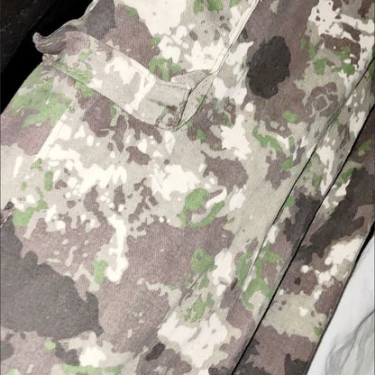 Camouflage Cargo Pants Men Oversize Camo Trousers Male Loose Casual Vintage Streetwear Hip Hop Safari Style