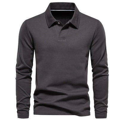 maoxiangshop Embroidery Polo Shirt for Men Fashion Neck Turn Down Collar Mens Casual Social Polo Shirts Luxury Golf Shirt
