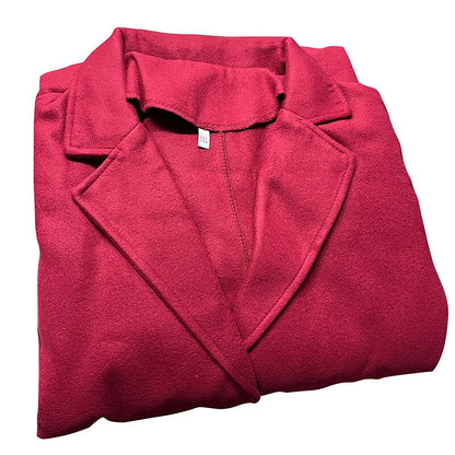 maoxiangshop Autumn Winter Mens Jacket Male Overcoat Casual Solid Slim Coats Long Cotton Coat Streetwear