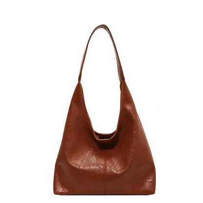 Fashion Red Womens Shoulder Bag Vintage Designer Large Capacity Casual Tote Bag Autumn and Winter Korean Fashion Handbag