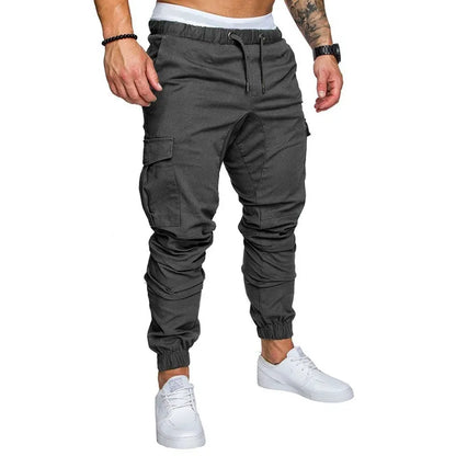 maoxiangshop Casual Men Pants Fashion Big Pocket Hip Hop Harem Pants Quality Outwear Sweatpants Soft Mens Joggers Men's Trousers pantalones