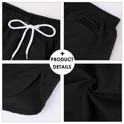 maoxiangshop Beach Shorts Quick Dry Mens Swimwear Board Briefs New Hot Summer Swim Trunks Sport Gym Running Shorts Male Beachwear